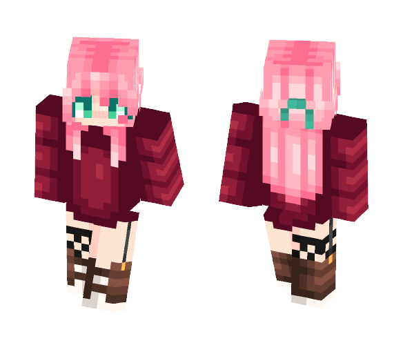 Pink. - Female Minecraft Skins - image 1
