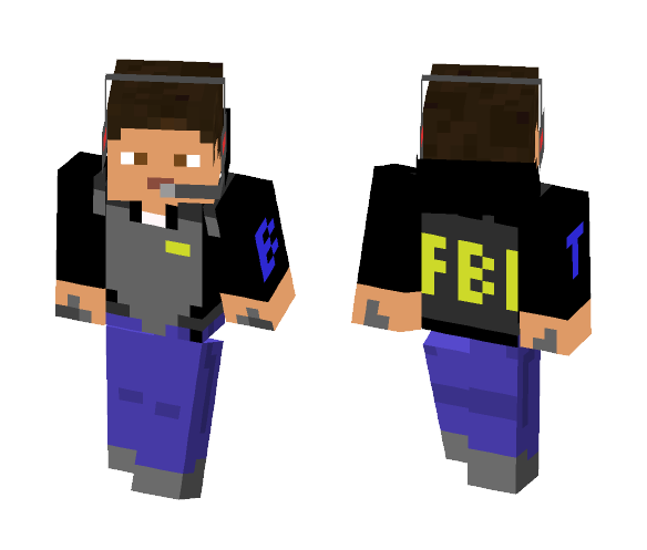 FBI [TamasB14 Official Skin] - Male Minecraft Skins - image 1