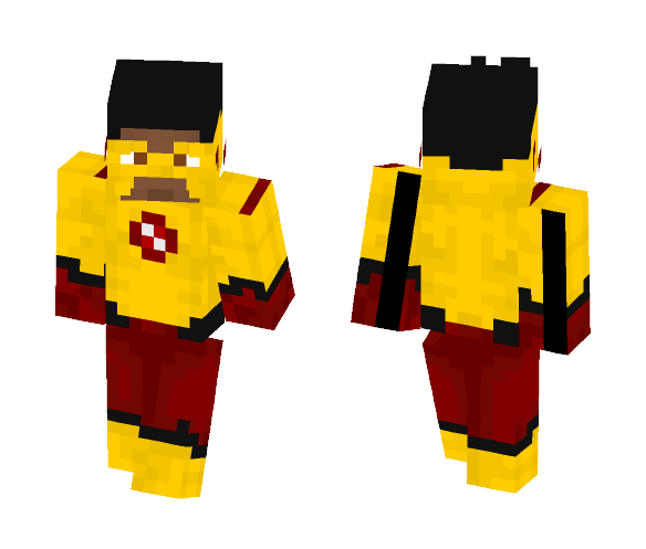Wally West (Rebirth) Kid Flash Skin - Male Minecraft Skins - image 1
