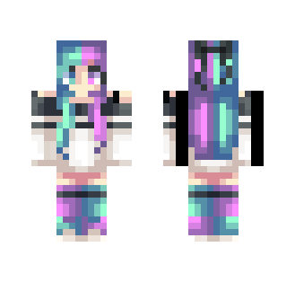 Two sides hair - Female Minecraft Skins - image 2
