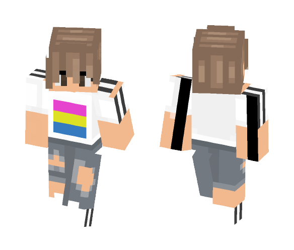 - pansexual pride - ~ xUkulele - Interchangeable Minecraft Skins - image 1