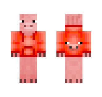Pig in Hoodie - Male Minecraft Skins - image 2