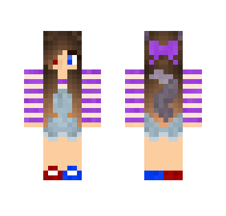 Alexia with Overalls - Female Minecraft Skins - image 2