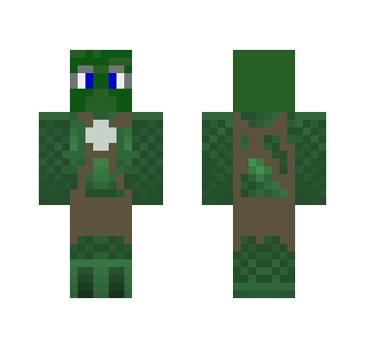 Skyrim Argonian Male (Hide Armor) - Male Minecraft Skins - image 2