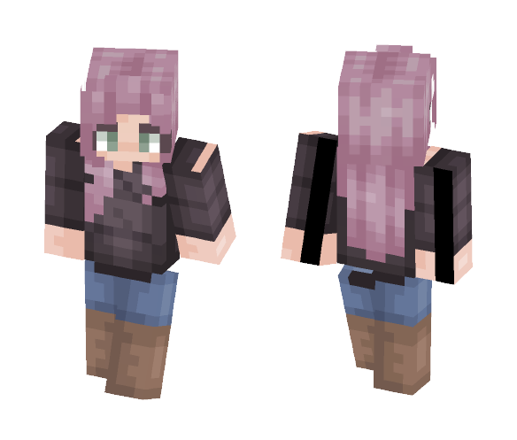 Pastel Pink Teen - Female Minecraft Skins - image 1