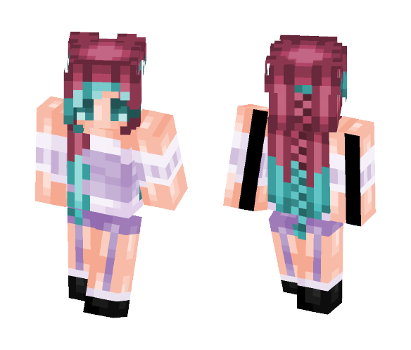 ♡ Atlantic Seaweed ♡ - Female Minecraft Skins - image 1