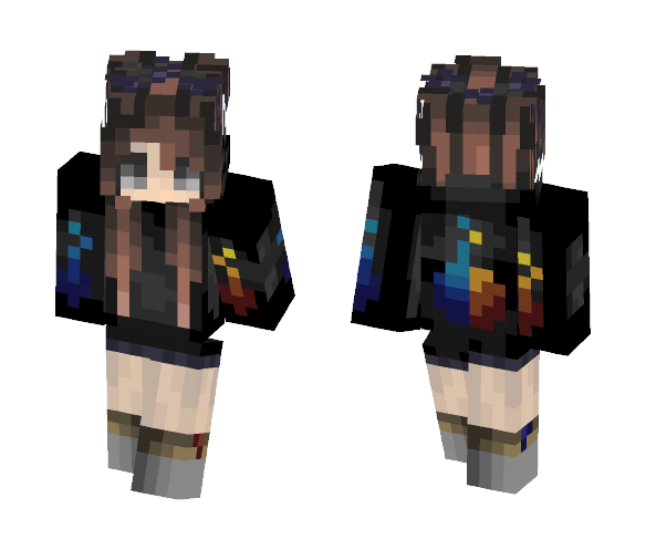 Fiery Girl - Girl Minecraft Skins - image 1