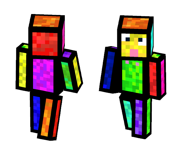 Rainbow Boy - Boy Minecraft Skins - image 1