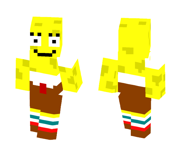 first skin SPONGEBOB!!!! - Male Minecraft Skins - image 1