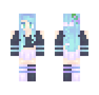 Ocean Blue - Female Minecraft Skins - image 2