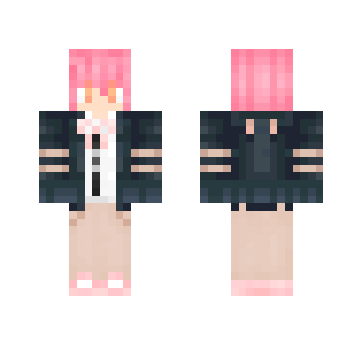 me with pink hair again - Male Minecraft Skins - image 2