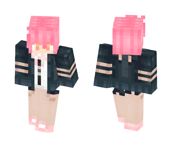 me with pink hair again - Male Minecraft Skins - image 1