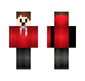Red Hoodie Derp - Male Minecraft Skins - image 2