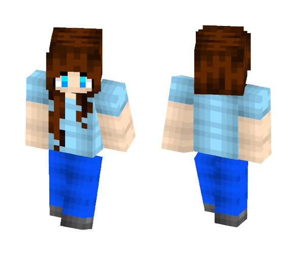 Female Steve (New Shading!) - Female Minecraft Skins - image 1