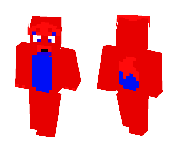 Spiral the wolf (red) - Male Minecraft Skins - image 1