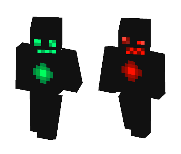 Red Green Double Demon - Interchangeable Minecraft Skins - image 1