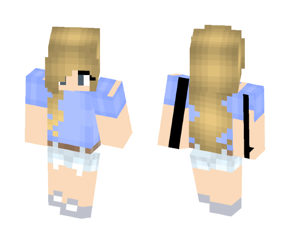 яσѕє || Blue Skies - Female Minecraft Skins - image 1
