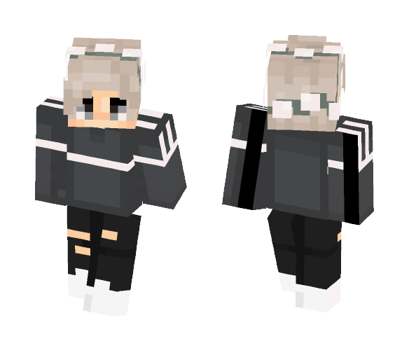 white lily 白いユリ - Male Minecraft Skins - image 1