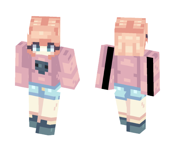 Cherry Skull - Female Minecraft Skins - image 1