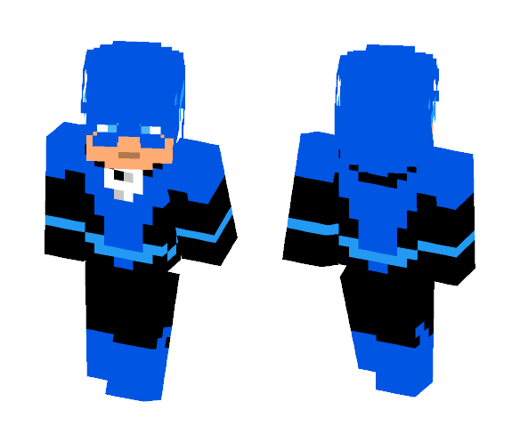 Blue Lantern Flash - Male Minecraft Skins - image 1