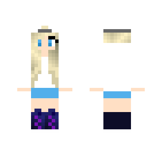 White hat girl - Girl Minecraft Skins - image 2