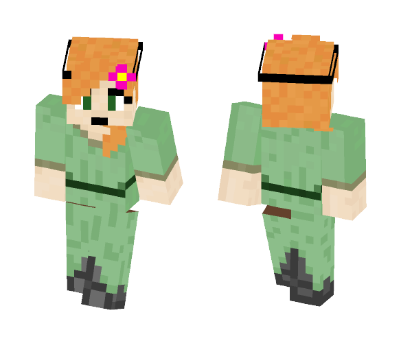 My portrait of the Alex skin - Female Minecraft Skins - image 1