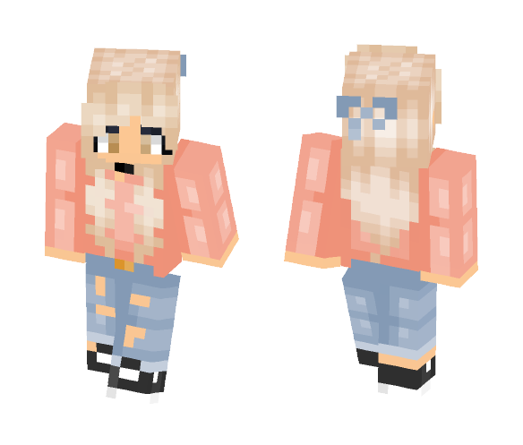 vintage-peachy-pink - Female Minecraft Skins - image 1