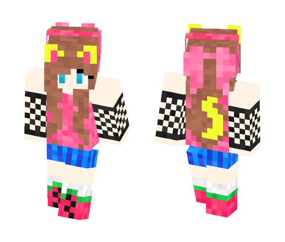 my minecraft skin # 1(4 pixel arms) - Female Minecraft Skins - image 1