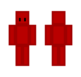 Some red blocky thing I made - Male Minecraft Skins - image 2