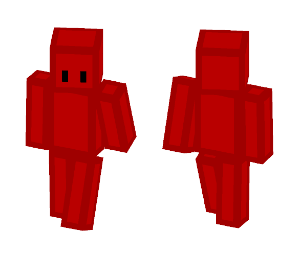 Some red blocky thing I made - Male Minecraft Skins - image 1