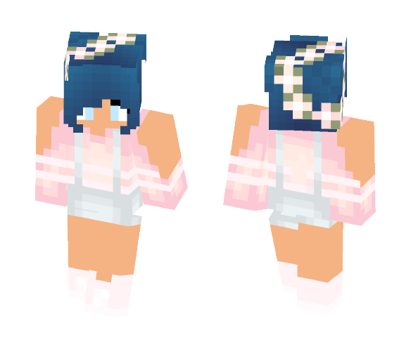 Cute pink overalls - Female Minecraft Skins - image 1