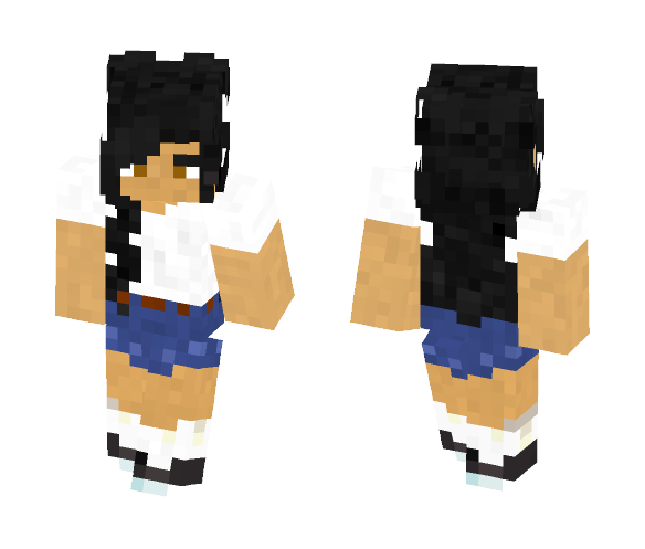 Asian Girl - Girl Minecraft Skins - image 1