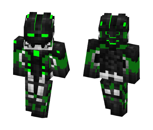 Green Robo Guy - Male Minecraft Skins - image 1
