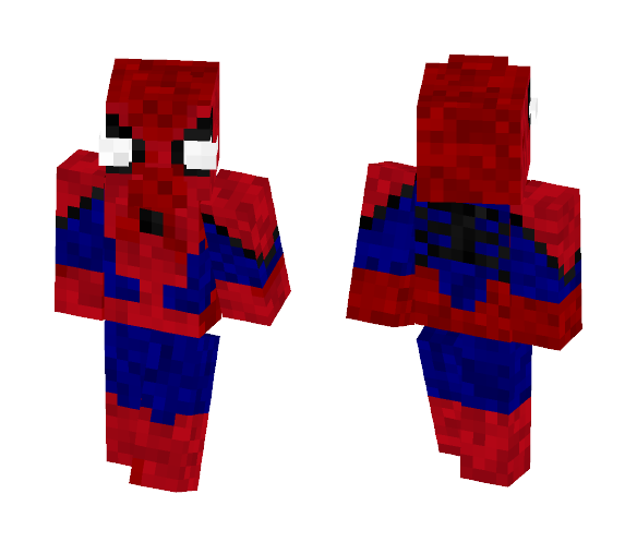 marvel spiderman minecraft skin