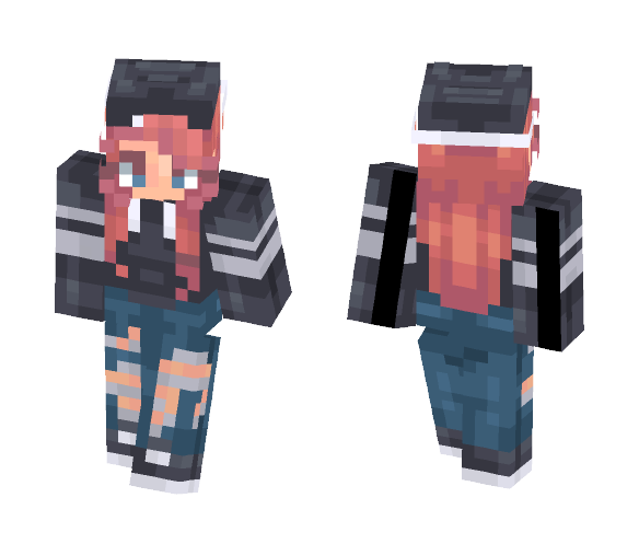 st w/ aesteroid xx lil pop reel - Female Minecraft Skins - image 1