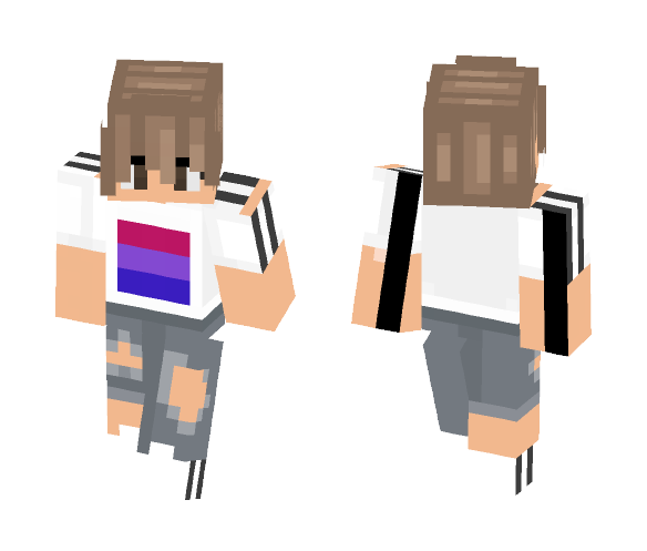 - bisexual pride - ~ xUkulele - Interchangeable Minecraft Skins - image 1