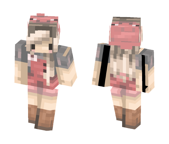 -Pig overalls- //Request - Female Minecraft Skins - image 1