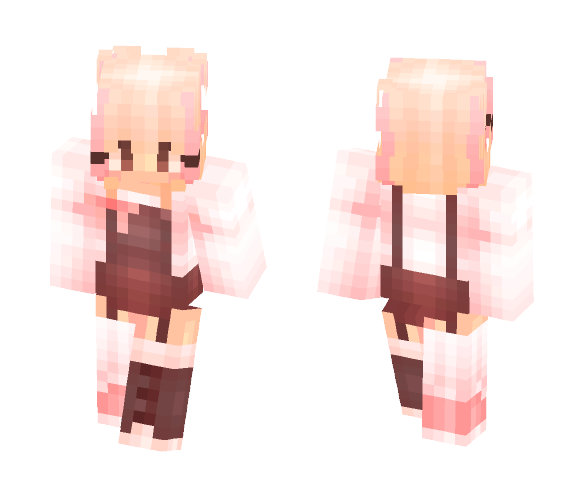Teen Girl~ Guess whose back. c; - Female Minecraft Skins - image 1