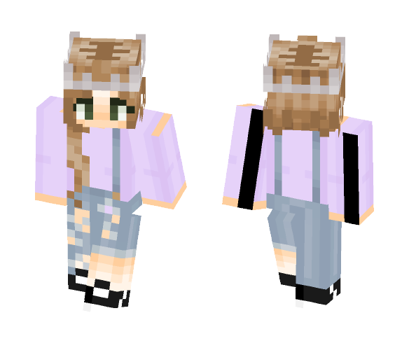 Cute E girl - Cute Girls Minecraft Skins - image 1