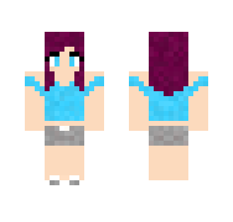 Purple/Red Hair - Female Minecraft Skins - image 2