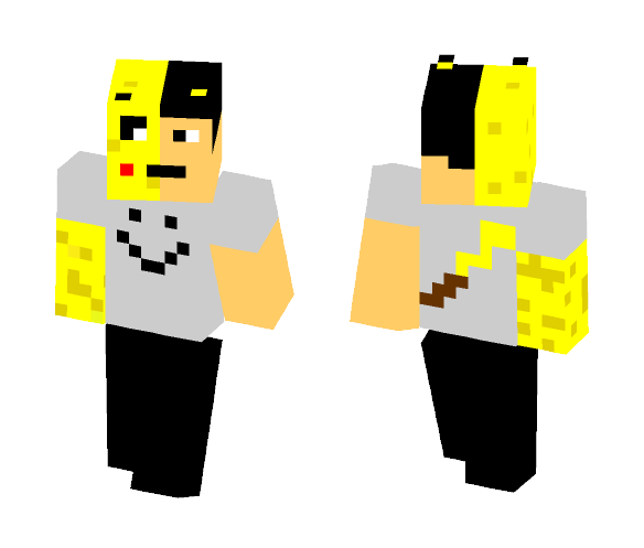 Pikachu man - Male Minecraft Skins - image 1