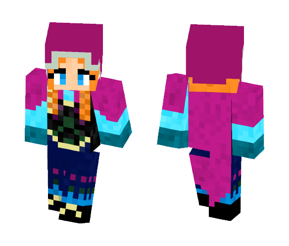 Anna~ Frozen ❄️❄️ - Female Minecraft Skins - image 1