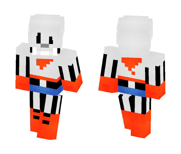 Undertale - Papyrus - Male Minecraft Skins - image 1