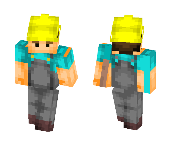 Trying New Style | Plumber - Male Minecraft Skins - image 1