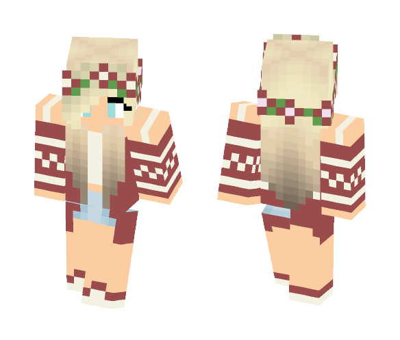 Cute jumper girl - Cute Girls Minecraft Skins - image 1
