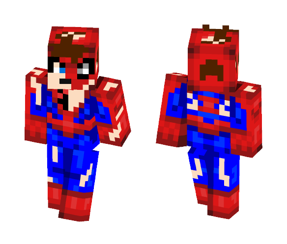 Battle Damage Spiderman - Comics Minecraft Skins - image 1