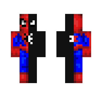 half symbiote spiderman