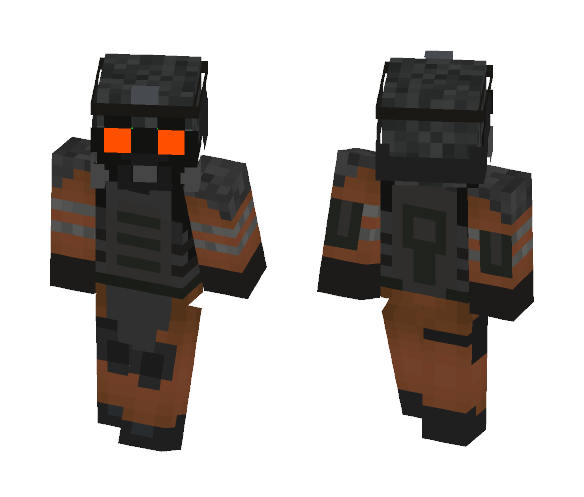 Download Scp Nine Tailed Fox Guard Minecraft Skin For Free