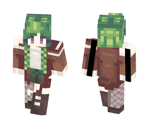 Green Bean - Female Minecraft Skins - image 1