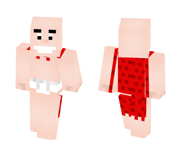 Captain Underpants - Male Minecraft Skins - image 1